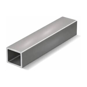 Aluminum Rectangular Tube 0.39" x 0.79" Wall 0.079" - Mill Finish Box Profile