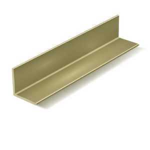 Brass Angle Bar, 10mm x 10mm x 2mm (0.39" x 0.39" x 0.08") – Solid Brass L Shape Bar