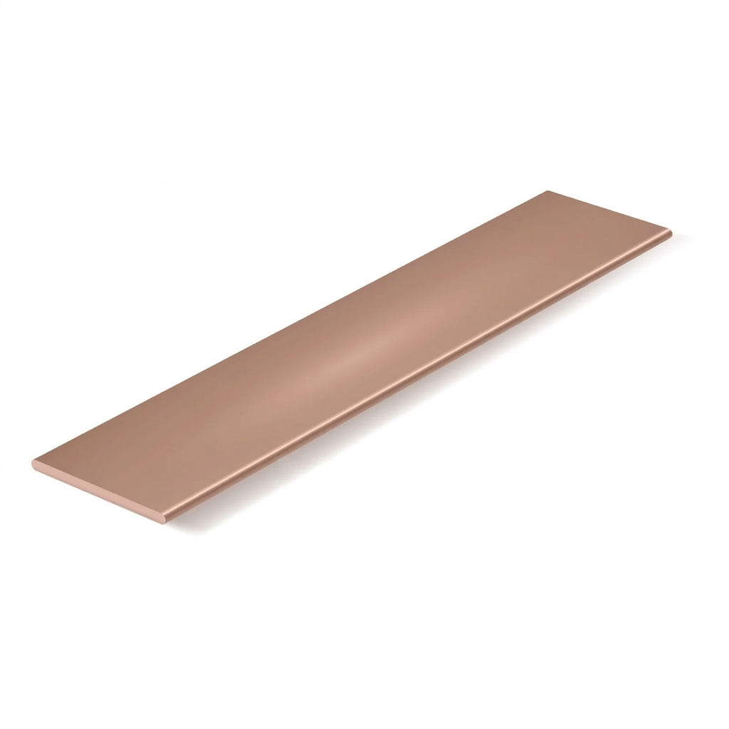 Copper Flat Bar, 3mm x 25mm (0.12″ x 1″) – Solid Copper Flat Strip