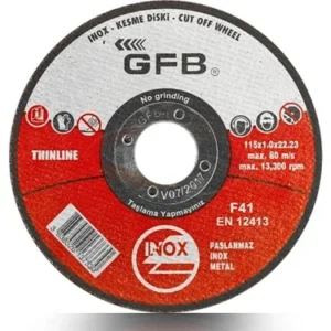 GFB Inox Metal Cutting Disc 180 mm (7.09") x 1.6 mm (0.063") x 22.23 mm (0.875")