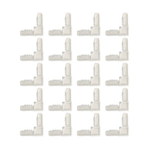 Plastic Screen Frame Corner Connectors, 5/16 x 3/4 Inch Replacement Corners for Window & Door Insect Screen Frames, Screen Repair Parts for DIY Projects