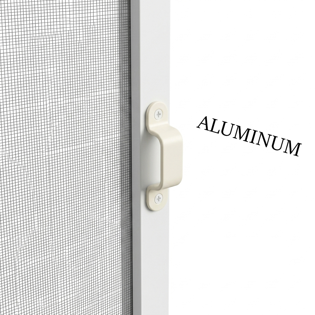 5 Pack Aluminum Screen Door Pull Handles, 70mm (3 Inch) Surface Mount Handles for Screen Doors, Cabinets, Drawers, Access Panels, Hatches & Lids - Image 4