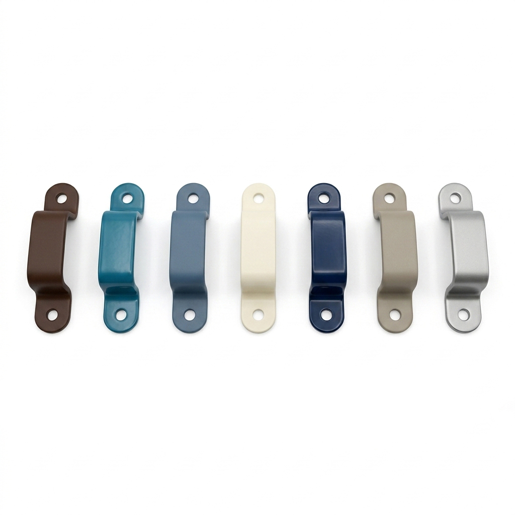 5 Pack Aluminum Screen Door Pull Handles, 70mm (3 Inch) Surface Mount Handles for Screen Doors, Cabinets, Drawers, Access Panels, Hatches & Lids - Image 5